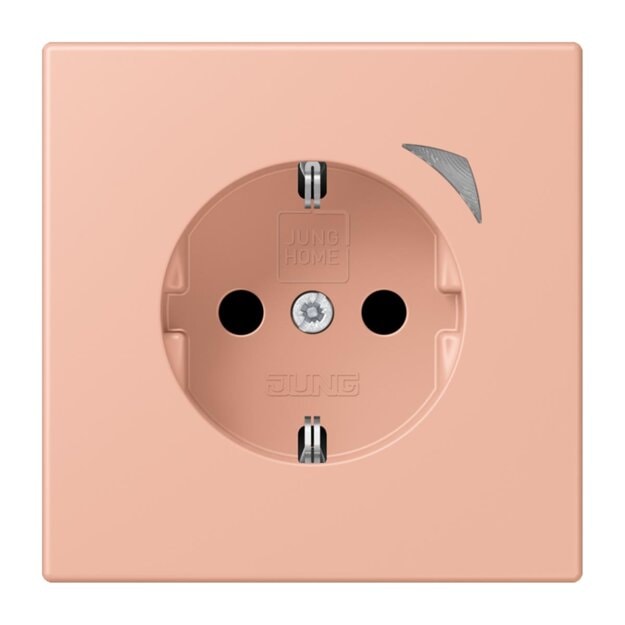 Jung BTLC1521S231 JUNG HOME SCHUKO-Steckdose Safety+ LC32102 (Thermoplast lackiert) Rose Clair Les Couleurs® Le Corbusier