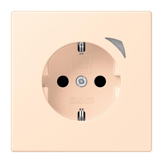 Jung BTLC1521S238 JUNG HOME SCHUKO-Steckdose Safety+ LC32123 (Thermoplast lackiert) Terre Sienne Pâle Les Couleurs® Le Corbusier