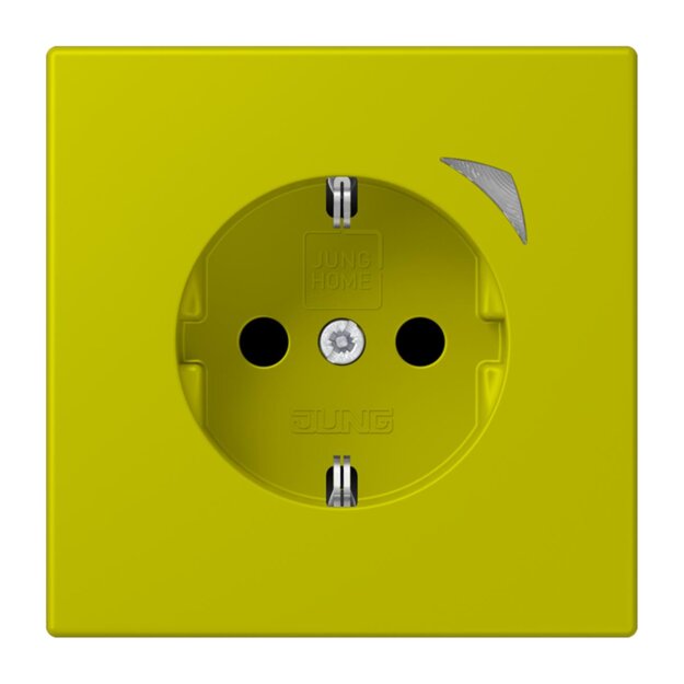 Jung BTLC1521S249 JUNG HOME SCHUKO-Steckdose Safety+ LC4320F (Thermoplast lackiert) Vert Olive Vif Les Couleurs® Le Corbusier