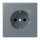 Jung BTLC1521S251 JUNG HOME SCHUKO-Steckdose Safety+ LC4320H (Thermoplast lackiert) Gris 59 Les Couleurs® Le Corbusier