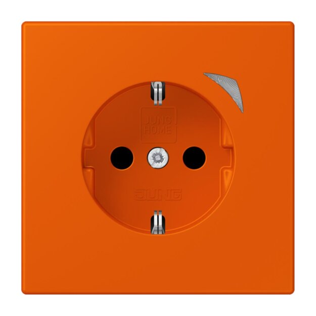 Jung BTLC1521S260 JUNG HOME SCHUKO-Steckdose Safety+ LC4320S (Thermoplast lackiert) Orange Vif Les Couleurs® Le Corbusier