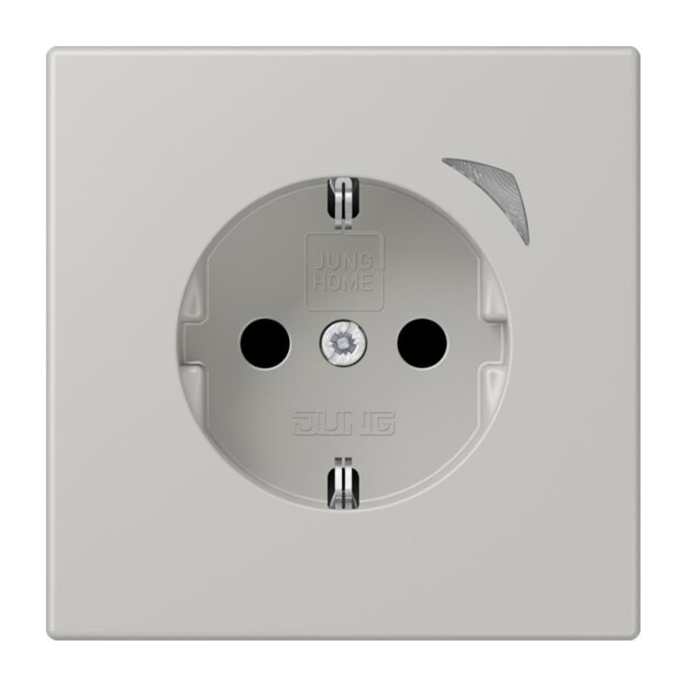 Jung BTLC1521SE205 JUNG HOME SCHUKO-Steckdose Energy Safety+ LC3200 (Thermoplast lackiert) Gris Clair 31 Les Couleurs® Le Corbusier