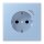 Jung BTLC1521SE207 JUNG HOME SCHUKO-Steckdose Energy Safety+ LC3200 (Thermoplast lackiert) Outremer Moyen Les Couleurs® Le Corbusier