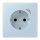 Jung BTLC1521SE208 JUNG HOME SCHUKO-Steckdose Energy Safety+ LC3200 (Thermoplast lackiert) Outremerclair Les Couleurs® Le Corbusier