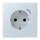 Jung BTLC1521SE209 JUNG HOME SCHUKO-Steckdose Energy Safety+ LC3200 (Thermoplast lackiert) Outremer Pale Les Couleurs® Le Corbusier