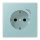 Jung BTLC1521SE214 JUNG HOME SCHUKO-Steckdose Energy Safety+ LC3200 (Thermoplast lackiert) Céruléen Clair Les Couleurs® Le Corbusier