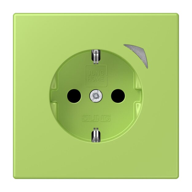 Jung BTLC1521SE221 JUNG HOME SCHUKO-Steckdose Energy Safety+ LC3200 (Thermoplast lackiert) Vert Clair Les Couleurs® Le Corbusier