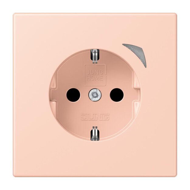 Jung BTLC1521SE234 JUNG HOME SCHUKO-Steckdose Energy Safety+ LC3200 (Thermoplast lackiert) LOcre Rouge Clair Les Couleurs® Le Corbusier