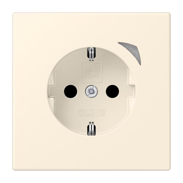 Jung BTLC1521SE245 JUNG HOME SCHUKO-Steckdose Energy Safety+ LC3200 (Thermoplast lackiert) Blanc Ivoire Les Couleurs® Le Corbusier