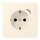 Jung BTLC1521SE245 JUNG HOME SCHUKO-Steckdose Energy Safety+ LC3200 (Thermoplast lackiert) Blanc Ivoire Les Couleurs® Le Corbusier