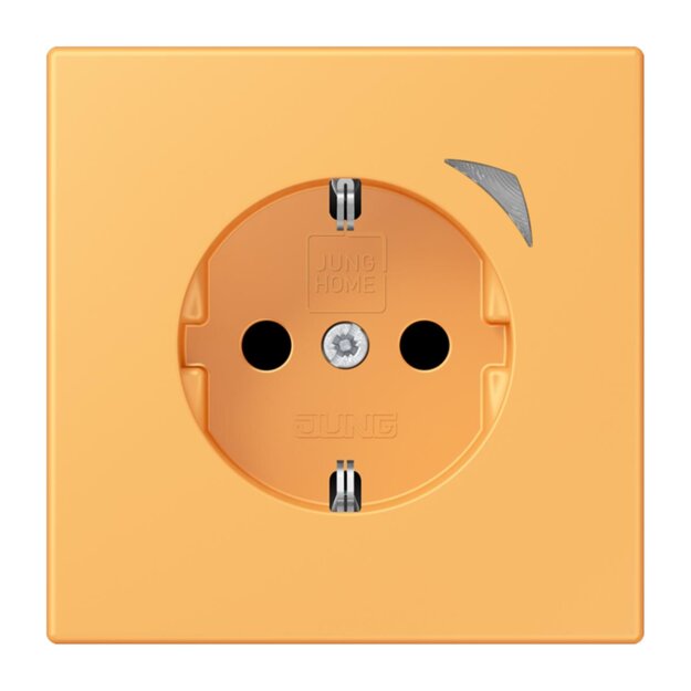 Jung BTLC1521SE254 JUNG HOME SCHUKO-Steckdose Energy Safety+ LC3200 (Thermoplast lackiert) Ocre Jaune Clair Les Couleurs® Le Corbusier