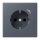 Jung BTLC1521SE262 JUNG HOME SCHUKO-Steckdose Energy Safety+ LC3200 (Thermoplast lackiert) Gris Fonce 59 Les Couleurs® Le Corbusier
