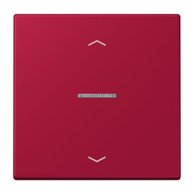 Jung BTLC17101P229 JUNG HOME Taster 1-fach mit Pfeilsymbolen Rouge Carmin Les Couleurs® Le Corbusier