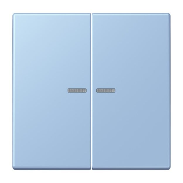 Jung BTLC17102207 JUNG HOME Taster 2-fach LC32021 Outremer Moyen Les Couleurs® Le Corbusier