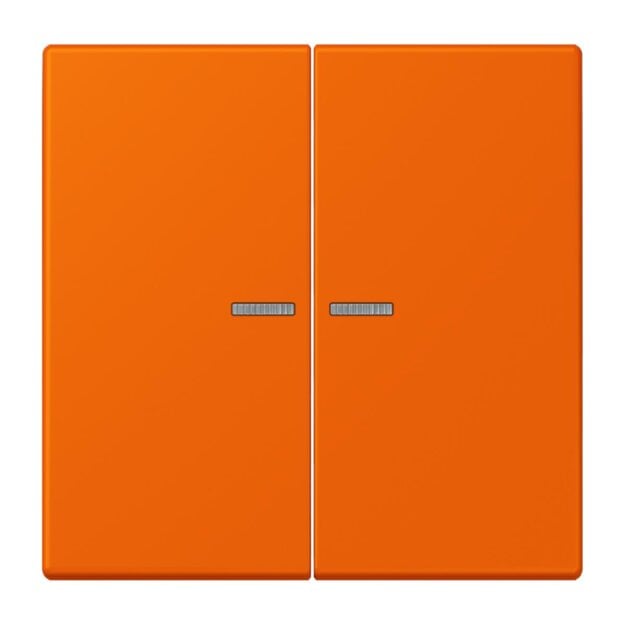 Jung BTLC17102224 JUNG HOME Taster 2-fach LC32080 Orange Les Couleurs® Le Corbusier