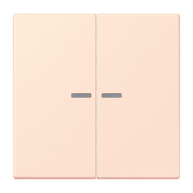 Jung BTLC17102226 JUNG HOME Taster 2-fach LC32082 Orange Pâle Les Couleurs® Le Corbusier
