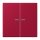 Jung BTLC17102229 JUNG HOME Taster 2-fach LC32100 Rouge Carmin Les Couleurs® Le Corbusier