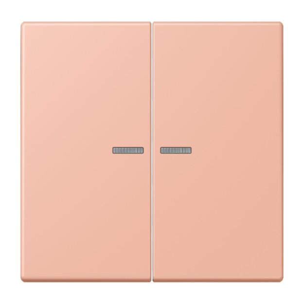 Jung BTLC17102231 JUNG HOME Taster 2-fach LC32102 Rose Clair Les Couleurs® Le Corbusier