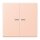 Jung BTLC17102234 JUNG HOME Taster 2-fach LC32112 LOcre Rouge Clair Les Couleurs® Le Corbusier