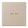 Jung BTLC17102243 JUNG HOME Taster 2-fach LC32142 Ombre Naturelle Claire Les Couleurs® Le Corbusier
