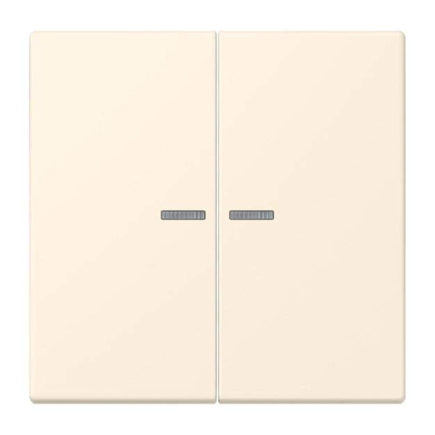 Jung BTLC17102245 JUNG HOME Taster 2-fach LC4320B Blanc Ivoire Les Couleurs® Le Corbusier