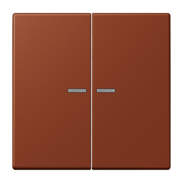 Jung BTLC17102247 JUNG HOME Taster 2-fach LC4320D Terre Sienne Brûlée 59 Les Couleurs® Le Corbusier