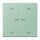 Jung BTLC17102P217 JUNG HOME Taster 2-fach mit Pfeilsymbolen Vert Anglais Clair Les Couleurs® Le Corbusier