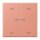 Jung BTLC17102P233 JUNG HOME Taster 2-fach mit Pfeilsymbolen LOcre Rouge Moyen Les Couleurs® Le Corbusier