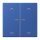 Jung BTLC17102P253 JUNG HOME Taster 2-fach mit Pfeilsymbolen Bleu Outremer 59 Les Couleurs® Le Corbusier