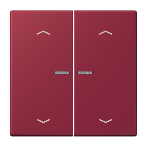 Jung BTLC17102P255 JUNG HOME Taster 2-fach mit Pfeilsymbolen Le Rubis Les Couleurs® Le Corbusier