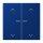 Jung BTLC17102P261 JUNG HOME Taster 2-fach mit Pfeilsymbolen Bleu Outremer Foncé Les Couleurs® Le Corbusier