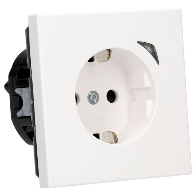Jung BTLS1521SEWWM Steckdose Energy Safety+ JUNG HOME Serie LS Schneeweiß Matt