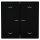 Jung BTLS17102PSW JUNG HOME Taster 2-fach mit Pfeilsymbolen Schwarz