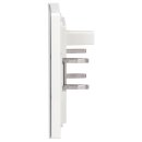 Jung BTLS1791WW JUNG HOME Raumthermostat-Display Glas Alpinweiß
