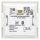 Jung BTLS1791WW JUNG HOME Raumthermostat-Display Glas Alpinweiß