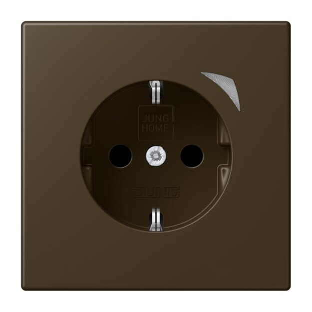 Jung BTME1521SEAT-L Steckdose Energy Safety+ JUNG HOME Serie LS Messing Antik
