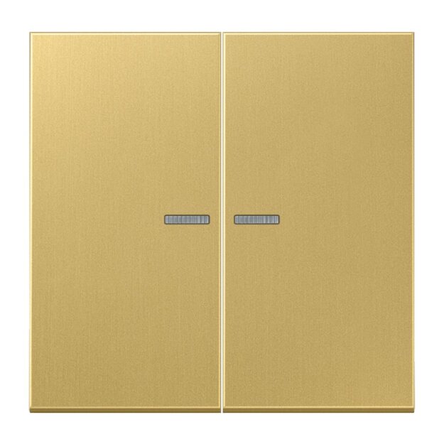 Jung BTME17102C JUNG HOME Taster 2-fach Messing classic