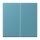 Jung ENOLC995212 EnOcean Funk-Wandsender 4-kanalig LC32031 Céruléen Vif Les Couleurs® Le Corbusier