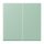 Jung ENOLC995217 EnOcean Funk-Wandsender 4-kanalig LC32041 Vert Anglais Clair Les Couleurs® Le Corbusier