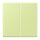 Jung ENOLC995222 EnOcean Funk-Wandsender 4-kanalig LC32053 Vert Jaune Clair Les Couleurs® Le Corbusier