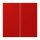 Jung ENOLC995227 EnOcean Funk-Wandsender 4-kanalig LC32090 Rouge Vermillon 31 Les Couleurs® Le Corbusier