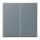 Jung ENOLC995251 EnOcean Funk-Wandsender 4-kanalig LC4320H Gris 59 Les Couleurs® Le Corbusier