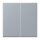 Jung ENOLC995257 EnOcean Funk-Wandsender 4-kanalig LC4320O Gris Clair 59 Les Couleurs® Le Corbusier