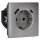 Jung ES1520-15CA SCHUKO-Steckdose mit USB-Ladegerät Safety+ Typ AC Edelstahl Edelstahl