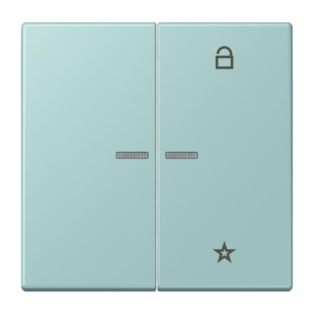 Jung FMLC1701214 eNet Funk Steuertaste Standard LC32033 Céruléen Clair Les Couleurs® Le Corbusier