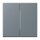 Jung FOHLC995251 Friends of Hue Funk Wandsender Set 4-kanalig LC43 Gris 59 Les Couleurs® Le Corbusier