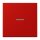 Jung LC101KO5227 Wippe mit Lichtleiter für KNX Taster 1-fach Rouge Vermillon 31 Les Couleurs® Le Corbusier