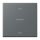 Jung LC101KO5P202 Wippe für Taster 1-fach mit Lichtleiter mit Pfeilsymbolen (Duroplast lackiert) Gris Foncé 31 Les Couleurs® Le Corbusier