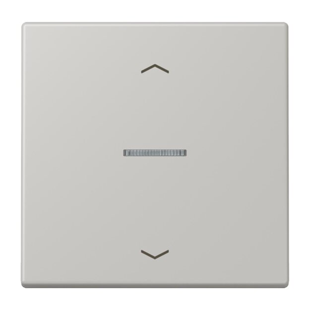 Jung LC101KO5P205 Wippe für Taster 1-fach mit Lichtleiter mit Pfeilsymbolen (Duroplast lackiert) Gris Clair 31 Les Couleurs® Le Corbusier