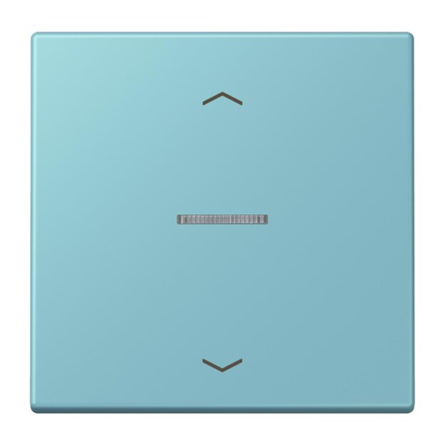 Jung LC101KO5P213 Wippe für Taster 1-fach mit Lichtleiter mit Pfeilsymbolen (Duroplast lackiert) Céruléen Moyen Les Couleurs® Le Corbusier